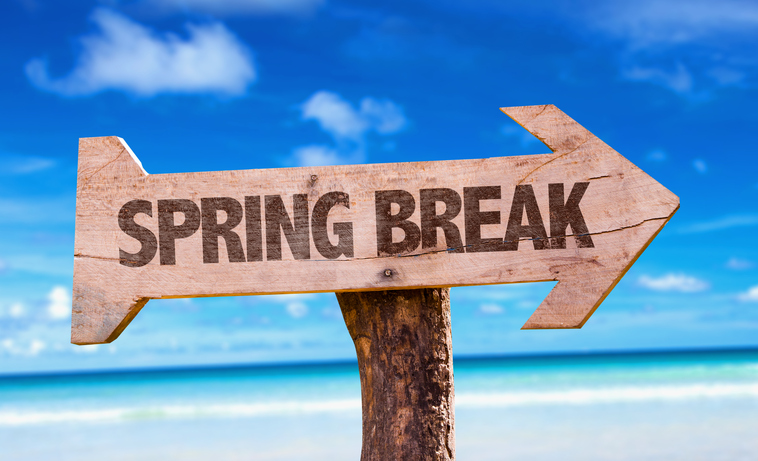 Spring Break sign