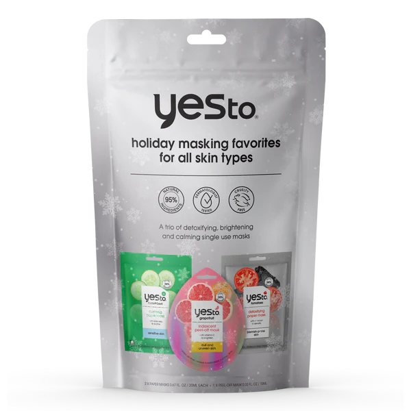 YES To Holiday Masking Favorites for All Skin Types