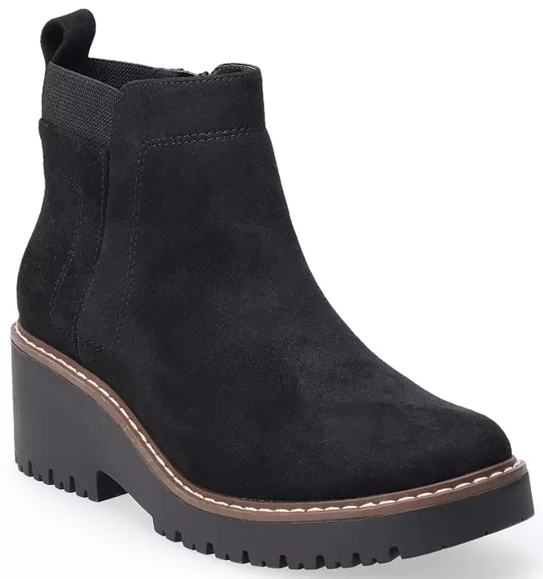 Sonoma Goods For Life® Wedge Gore Women's Booties